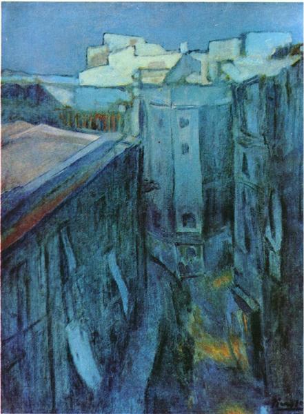 Pablo Picasso Classical Oil Paintings Dawn At Riera De Sant Joan